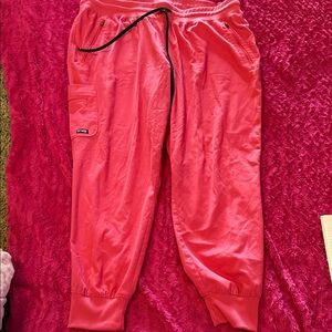 Grey's Anatomy Pink Coral Scrub Joggers